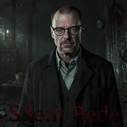 still of walter white visiting silent hill, ingame screenshot, keiichiro toyama, konami, amazing details, 8 5 mm, f 1. 8, dreadful composition