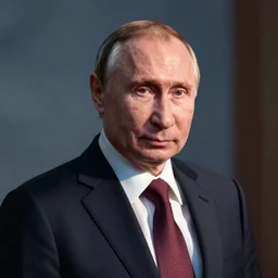 a high detail photograph vladamir putin morbing