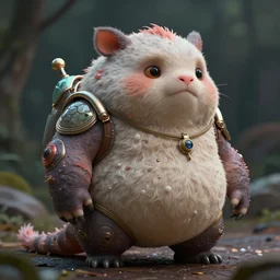a cute strange sci fi fatty animal by neville page, ken barthelmey, sharp focus, trending on artstation, cinematic lighting, hyper realism, octane render, 8 k, hyper detailed, vivid, ultra detailed, highly detailed, zbrush, concept art, creature design