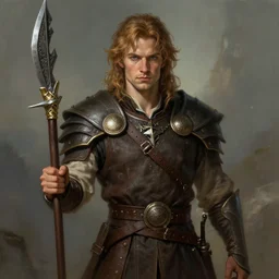 jamie campbell bower portrait as a dnd character fantasy art.