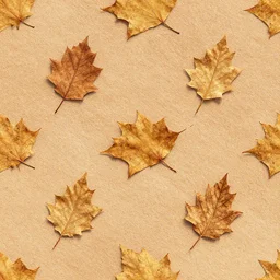 photo hyper realistic scattered leaves, texture, seamless, unreal engine