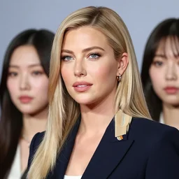 portrait photo of ivanka trump, korean kpop star, in girls generation