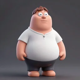 peter griffin 3 d cg rendering, trending on artstation