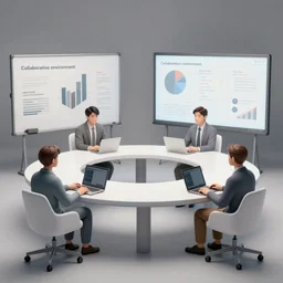 collaborative environment concept art by Tyler Edlin, Andy Park, Feng Zhu, James Paick, Ryan Church, in the style of Marvel