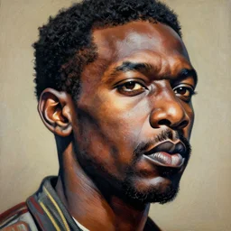 extremely highly detailed hi-res majestic head and shoulders painting of a strong black african man by jean-michel basquiat, , 4k insanely detailed and intricate