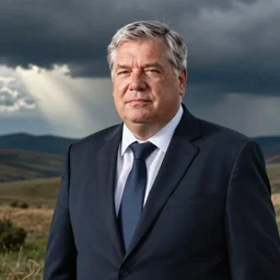 photo of fat viktor orban by lee jeffries