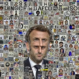 big nose Emmanuel Macron, 50mm photography, high quality, 4K