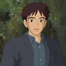 a drawing of Robin Williams, by Studio Ghibli, 8k, illustation