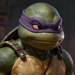 shredder as a ninja turtle, concept art, detailed face, fantasy, highly detailed, cinematic lighting, digital art painting by greg rutkowski
