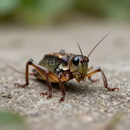 a cricket - cat - hybrid, animal photography