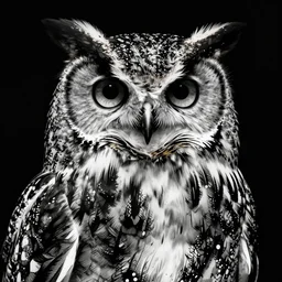 hyperrealist highly detailed cinematic lighting studio portrait of a great horned owl, high contrast wood engraving, kentaro miura and junji ito manga style, shocking detail trending on artstation 8 k