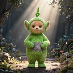 Teletubby as a Dark Souls video game boss