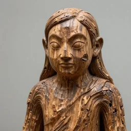 a wood spirit, photorealistic, by wlop, 4 k resolution h 7 6 8