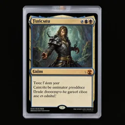 fantasy trading card game : single card template. open as a psd file in photoshop. front of a square card. made by fantasy flight games. uncropped