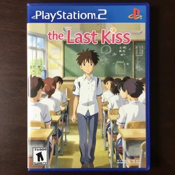 film still Poster of the last kiss school class, the goodbye, by Dice Tsutsumi, Makoto Shinkai, Studio Ghibli, playstation 2 printed game poster cover, cover art, poster, poster!!!