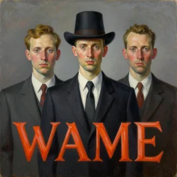 WHAT A SHAME detailed and highly reliefed oil painting with canvas texture in style of Magritte, Sascha Schneider, Pollock photorealistic, surrealistic, masterpiece, balanced composition, vivid colors,