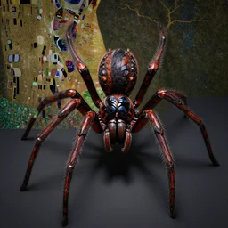 giger spider portrait, hyper detailed, digital art, trending in artstation, cinematic lighting, studio quality, smooth render, unreal engine 5 rendered, octane rendered, art style by klimt and nixeu and ian sprigger and wlop and krenz cushart.
