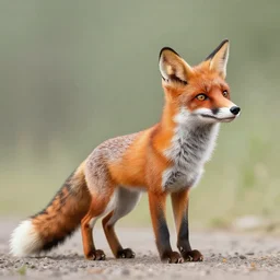 a fox man stealing prompt to make fox out of it