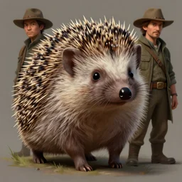 a detailed portrait of an hedgehog explorer, by victo ngai and justin gerard, digital art, realistic painting, very detailed, fantasy, dnd, character design, trending on artstation