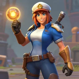 engineer from team fortress 2 as a woman