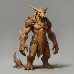 a wood elemental, by justin gerard and greg rutkowski, digital art, realistic painting, fantasy, character design, trending on artstation