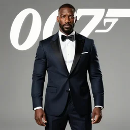 idris elba as james bond, 0 0 7, concept art, poster, cinematic lighting, digital concept art by wlop, artgerm, james gurney