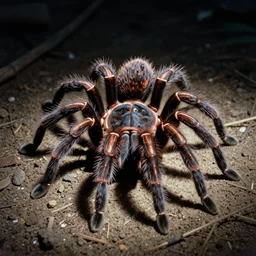 a photo of a tarantula buffalo in its natural habitat, kodak ektachrome e 1 0 0 photography