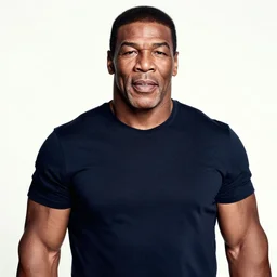 Mike Tyson portrait with JPG artifacts