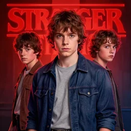 a poster of the last stranger things