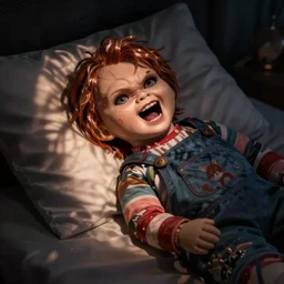 naptime for screaming chucky doll