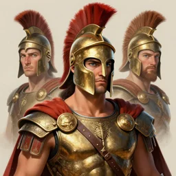portrait of a spartan hoplite who looks like c tangana by ralph horsley, rossdraws, ilvya kuvshinov, elegant, intricate, highly detailed illustration, pixar, maya, engine, artstation