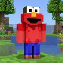 elmo in minecraft