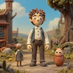 claymation in the style of paranorman