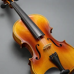 the back side of the violin