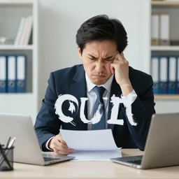 stock photography of the annoying manager that makes you want to quit your job