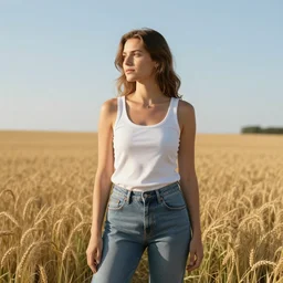 a woman from Minnesota standing in the middle of a field after the Great Hot Dish wars of the midwest, award winning photograph from National Geographic, photograph, war journalism, realism