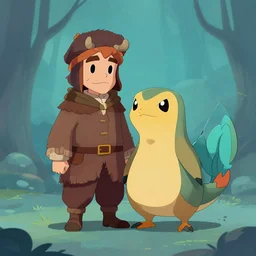 a fusion between a hobo and a diglett, digital art