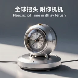 sleek, clean and modern step by step instructions on how to assemble a time machine, legible text, clear type