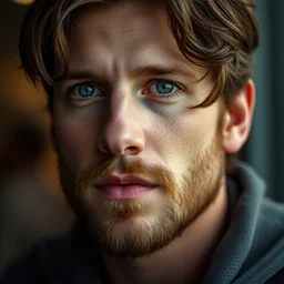 a portrait of joel zimmerman, highly detailed, trending on artstation, bokeh, 9 0 mm, f / 1. 4