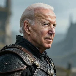 Joe Biden in Skyrim, close up
