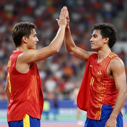 ricky spanish high fiving ricky spanish