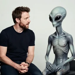 joe rogan interviewing a gray alien
