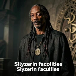 Snoop dogg in the slyzerin faculties