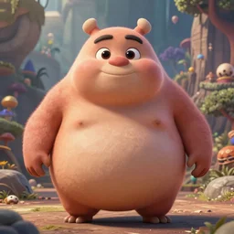 cute adorable pixar inspired big chungus, hyper realistic, fantasy art, in the style of chris foss and alan lee, intricate, hyper detailed, smooth
