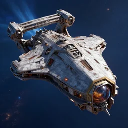 photorealistic, incredible graphics protoss spaceship starcraft