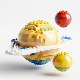 planets made of lego