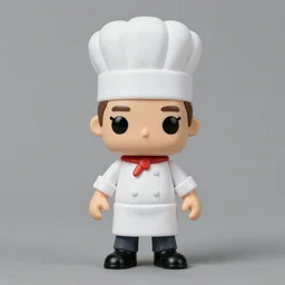 albert hofmann cosplay celebrity chef, stop motion vinyl action figure, plastic, toy, john stezaker style