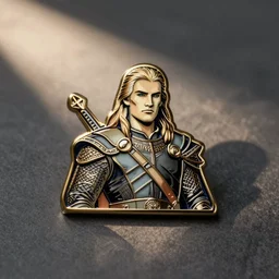 aragorn enamel pin