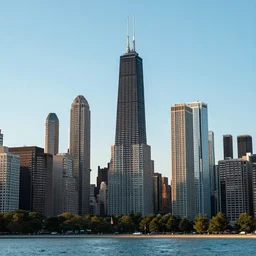 Chicago skyline, photorealistic, 4k