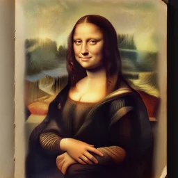 kim kardashian drawn by leonardo da vinci on an old piece of paper